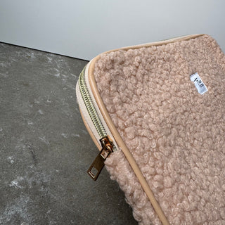 Fluffy Laptop Case - Farbe Beige