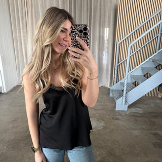 Shiny Top - Schwarz