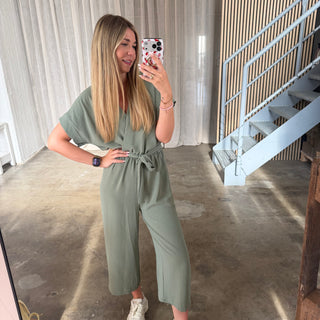Classy Jumpsuit - Olive