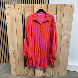 Musselinbluse Stripes - Long Edition