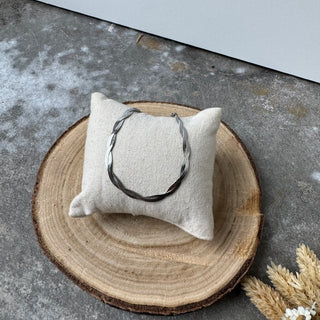 Snake Swirl Armband | Silber