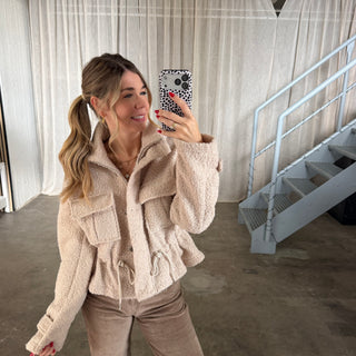 Teddy Jacke Nola - Creme