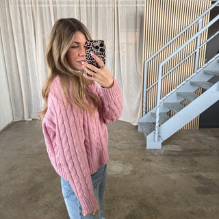 Tangled Zipp Jacke - Rosa