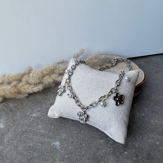Big Bloom Kette | Silber