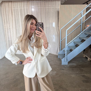 Normalsize Blazer - Creme (Reduziert - mini kleine Flecken)