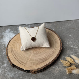 GRACE Kette | Gold Braun