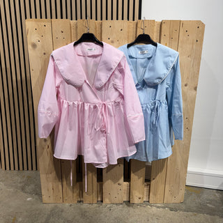 Bluse Fancy - Hellblau