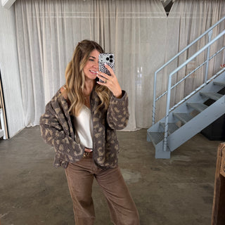 Normalsize Teddy Jacke - Leo Taupe