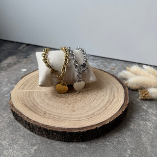 HEAVY HEART Armband | Silber