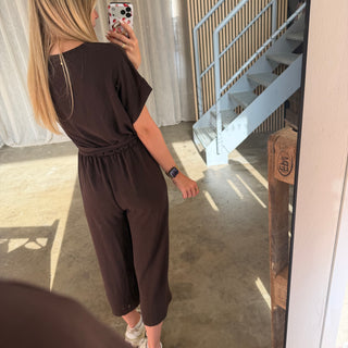 Classy Jumpsuit - Espresso