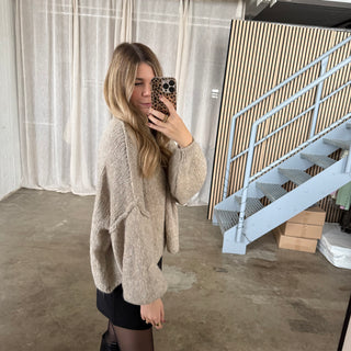 Chunky Pulli - Beige