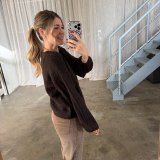 Strickjacke Milli - Braun