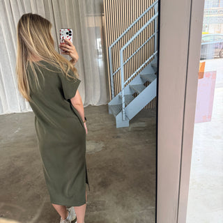 Oversize Kleid Molly - Olive