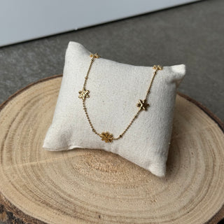 Tiny Flowers Kette | Gold