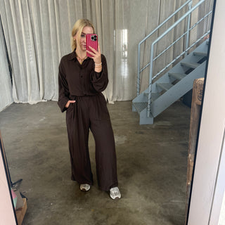Jumpsuit Ella - Espresso