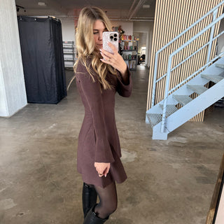 Kleid Winter Dream - Espresso