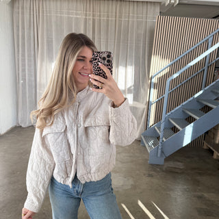 Steppjacke Spring - Creme