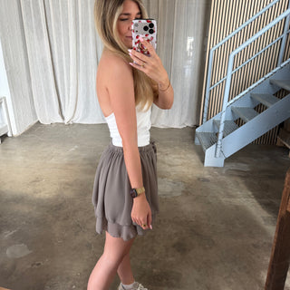 Soft Flow Shorts - Taupe