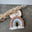 Fluffy Beige Blau