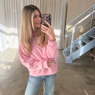 Dream Big Sweatshirt - Pink