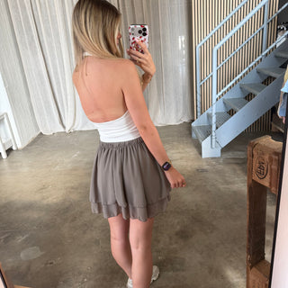 Soft Flow Shorts - Taupe
