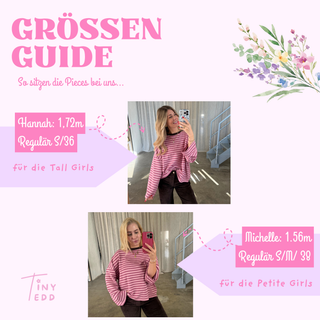 Oversize Longsleeve Stripes -  Berry x Rosa