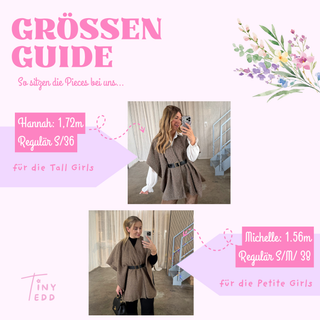 Kurzarm Filz-Poncho - Taupe (inkl. Gürtel)