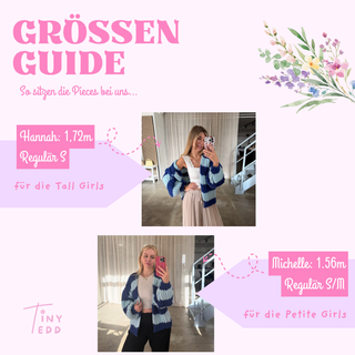 Strickjacke Lima - Rosa x Bordeaux