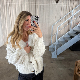Strickjacke Lexi - Creme