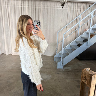 Strickjacke Lexi - Creme