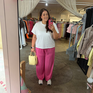 Basic Stoffhose -  Pinky (XS-XXL)