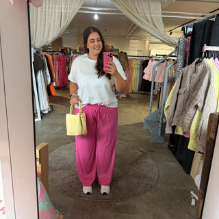 Basic Stoffhose -  Pinky (XS-XXL)