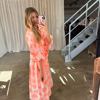 Kleid Bella -  Orange