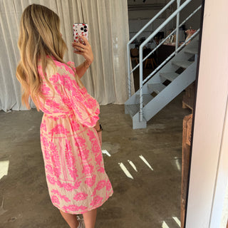 Kleid Bella -  Butteryellow x Pink