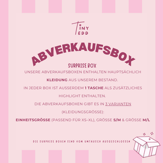 TinyTedd Abverkaufs-Boxen