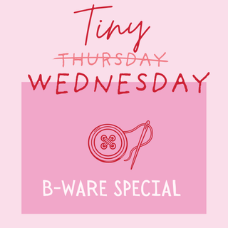 LIVE SPECIAL - TINY WEDNESDAY - B-WARE SPECIAL (26.08.)