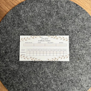 Sinking Funds Tracker Beige